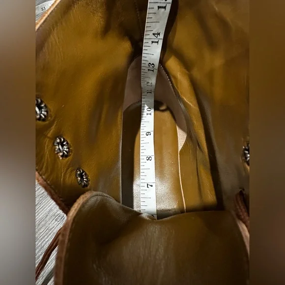 Jenni Kayne Brown Lace Up Boots - Picture 14 of 15